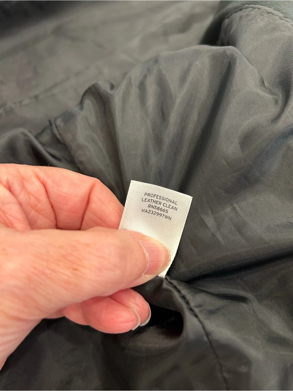 Halogen Black Draped Leather Jacket